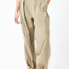 GREY LAB Pants | Tops*- Low Waisted Pleated Cargo Pants