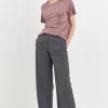 GREY LAB Tops*- Modal Pocket T-Shirt MAUVE