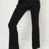 GREY LAB Sweaters & Knits | Pants*- Multi Rib Flared Knit Pants BLACK