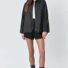GREY LAB Jackets & Coats | Blazers*- Nylon Jacket with O-ring Zipper JETBLACK