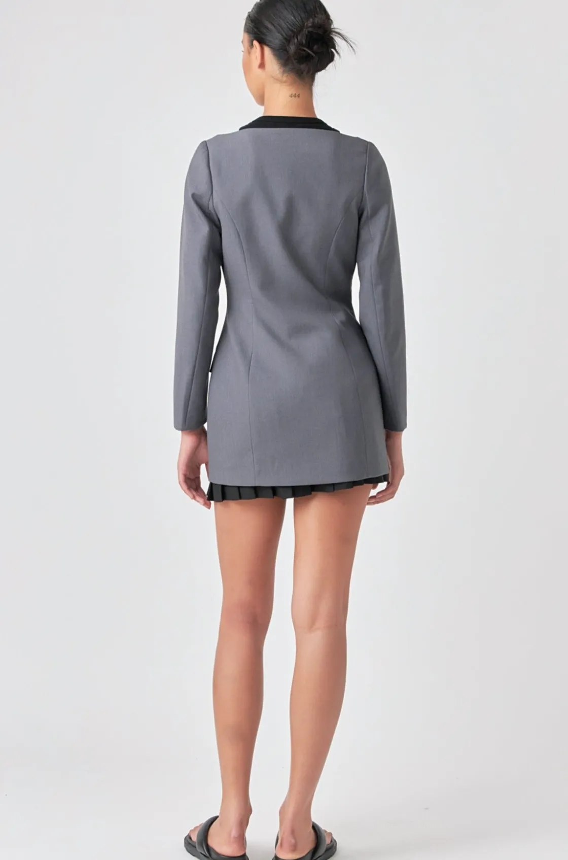 grey_lab__off_the_shoulde_4.webp GREY LAB Blazers | Tops*- Off the Shoulder Blazer HEATHERGREY