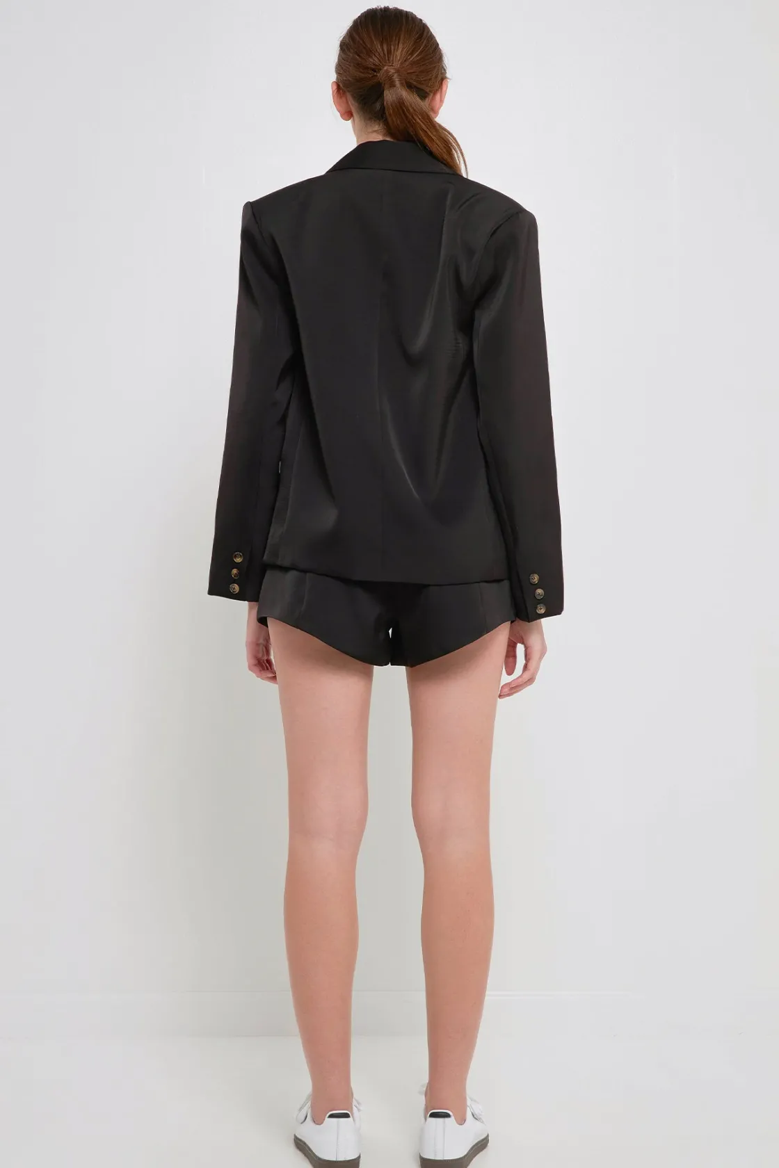 grey_lab__one_button_sati_10.webp GREY LAB Matching Sets | Blazers*- One Button Satin Blazer