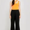 GREY LAB Sweaters & Knits | Tops*- One Shoulder Cut-out Detail Knit Bodysuit ORANGE