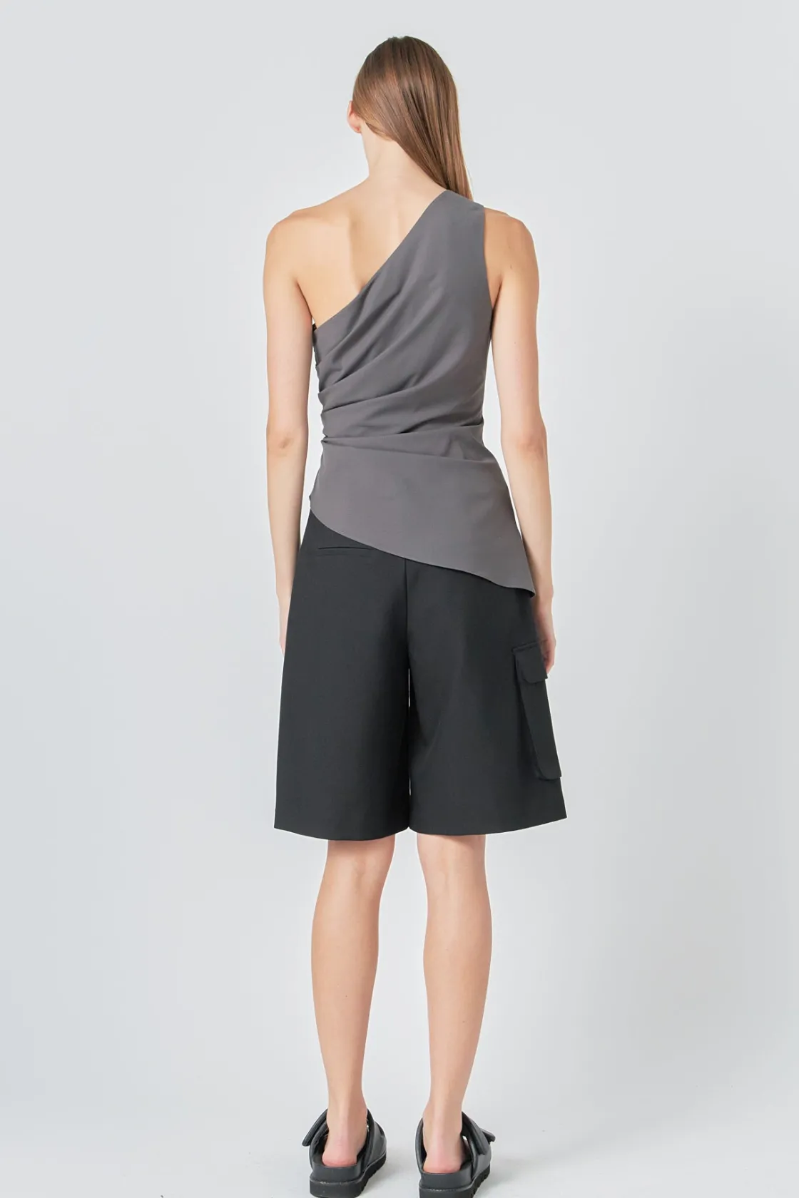 grey_lab__one_shoulder_ru_3.webp GREY LAB Tops*- One Shoulder Ruched Top