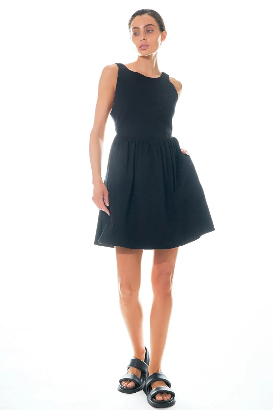 grey_lab__open_elastic_ba_0.webp GREY LAB Little Black Dress | Tops*- Open Elastic Back Mini