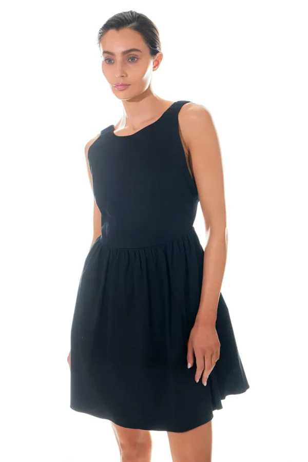 GREY LAB Little Black Dress | Tops*- Open Elastic Back Mini
