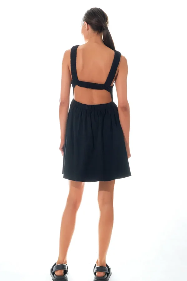 GREY LAB Little Black Dress | Tops*- Open Elastic Back Mini