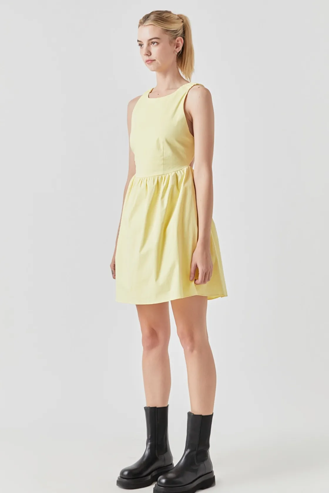 grey_lab__open_elastic_ba_7.webp GREY LAB Little Black Dress | Tops*- Open Elastic Back Mini