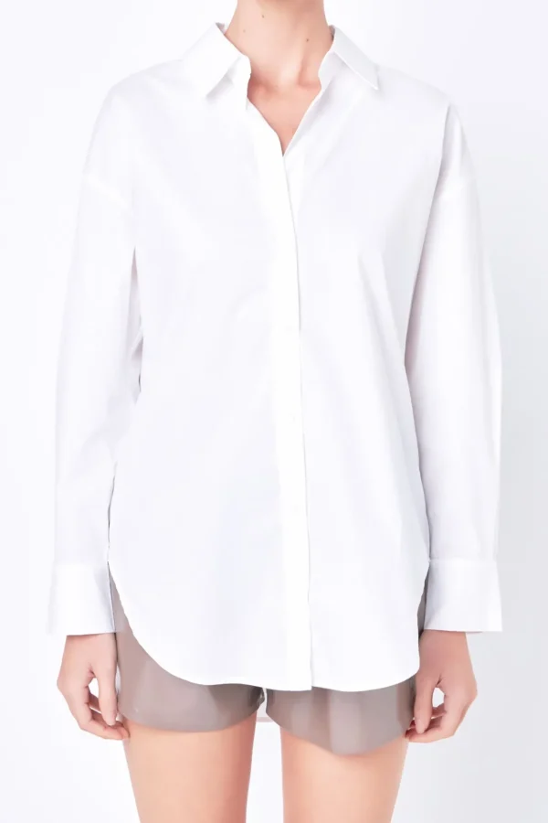 GREY LAB Shirts & Blouses | Tops*- Oversize Collared Shirt