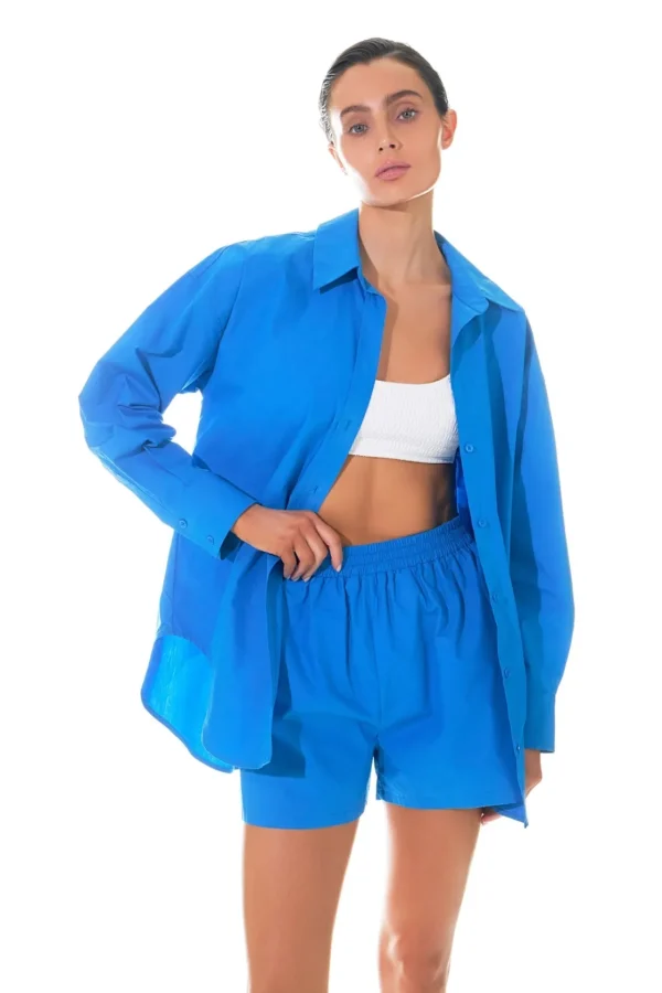 GREY LAB Shirts & Blouses | Tops*- Oversize Collared Shirt