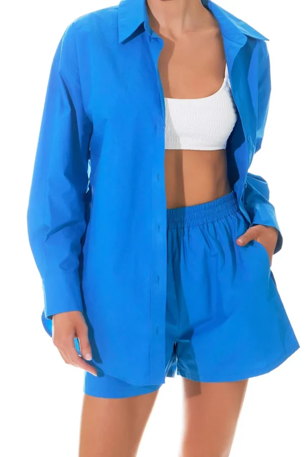 GREY LAB Shirts & Blouses | Tops*- Oversize Collared Shirt