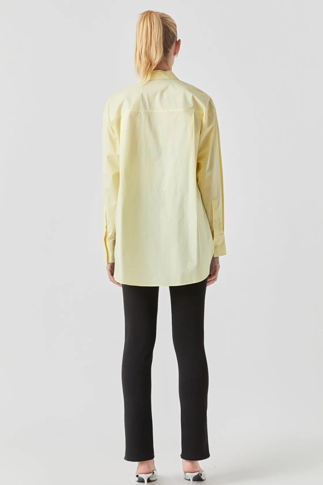 grey_lab__oversize_collar_2.webp GREY LAB Shirts & Blouses | Tops*- Oversize Collared Shirt YELLOW
