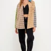 GREY LAB Shirts & Blouses | Tops*- Oversize Plaid Colorblock Shirt MULTI