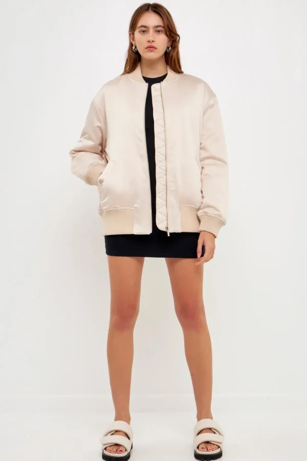 GREY LAB Jackets & Coats | Tops*- Oversized Bomber Jacket