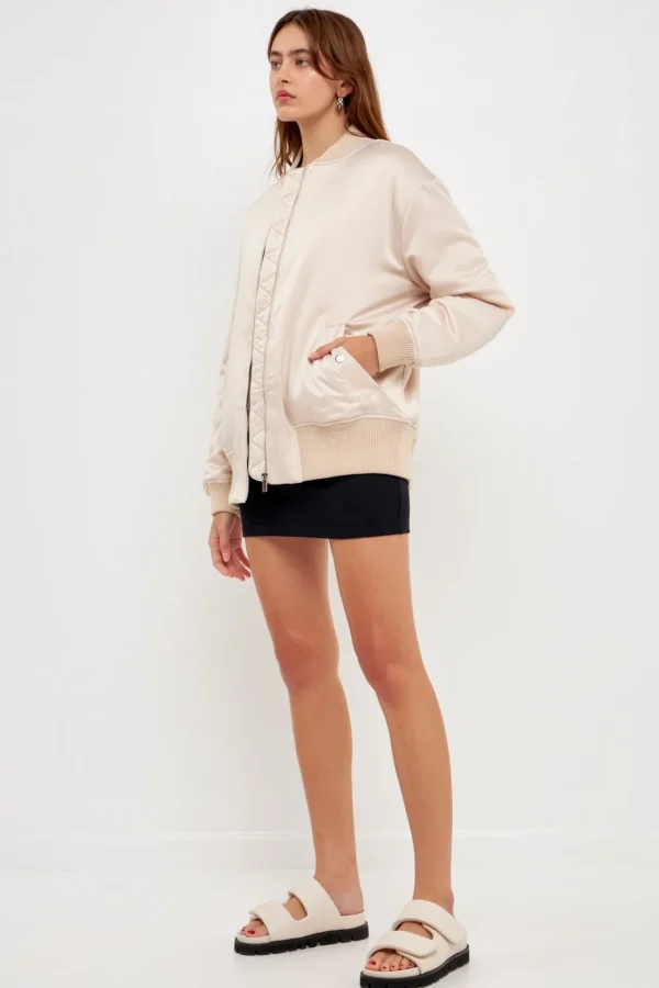 GREY LAB Jackets & Coats | Tops*- Oversized Bomber Jacket
