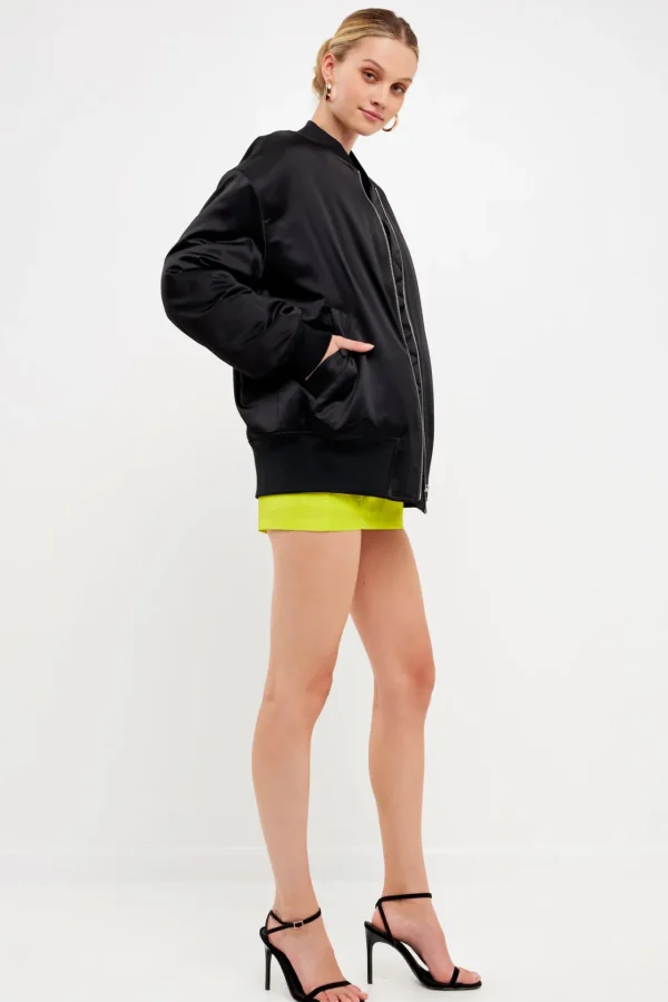 GREY LAB Jackets & Coats | Tops*- Oversized Bomber Jacket