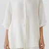 GREY LAB Tops*- Oversized Linen Button Up Shirt CREAM