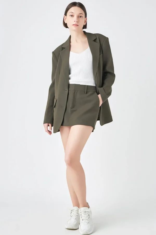 GREY LAB Matching Sets | Blazers*- Oversized Notched Collar Blazer