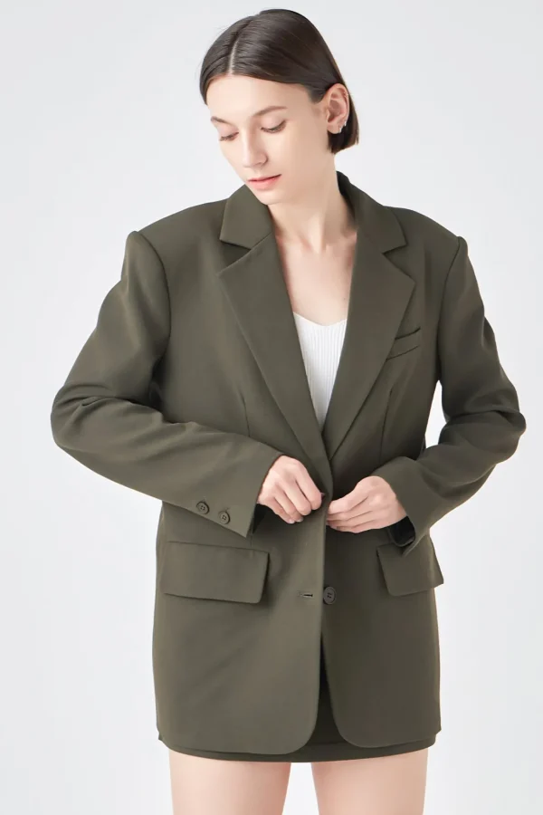 GREY LAB Matching Sets | Blazers*- Oversized Notched Collar Blazer