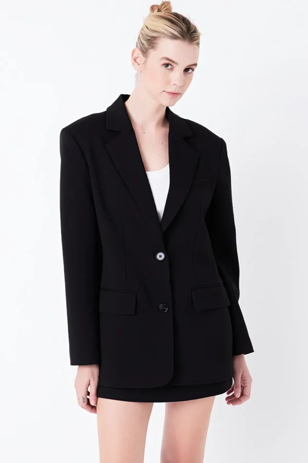GREY LAB Matching Sets | Blazers*- Oversized Notched Collar Blazer