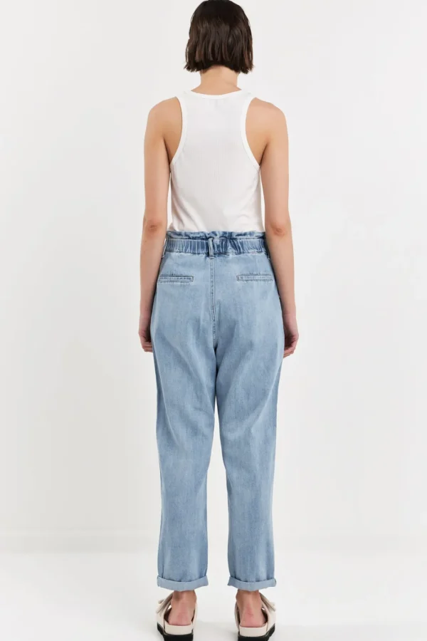 GREY LAB Denim | Tops*- Paperbag Waist Jeans DENIM