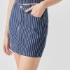 GREY LAB Denim | Skirts*- Pin Striped Mini SKirt DENIM