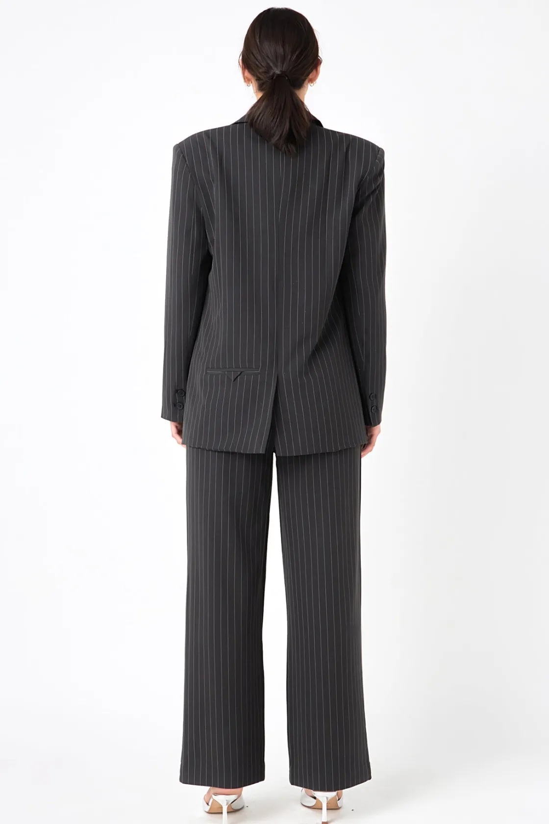 grey_lab__pinstriped_over_3.webp GREY LAB Matching Sets | Blazers*- Pinstriped Oversized Blazer BLACK