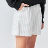 GREY LAB Shorts & Skorts | Tops*- Pinstriped Shorts IVORY
