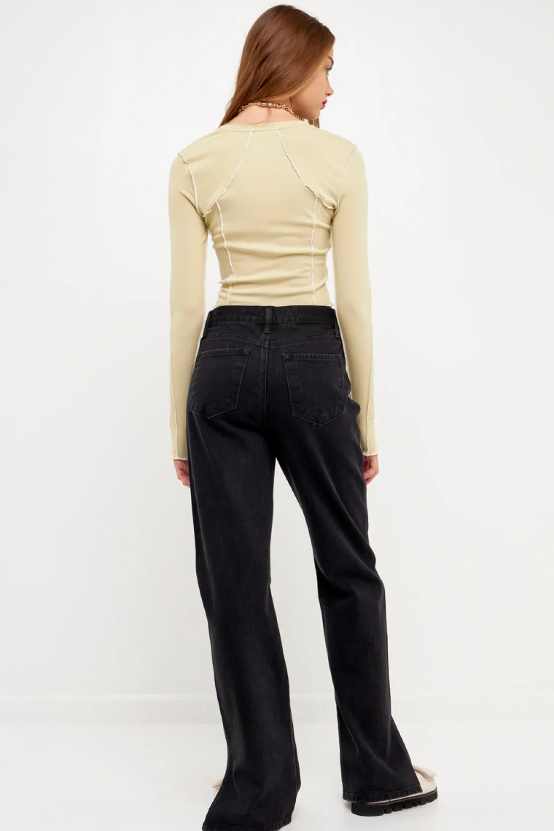 grey_lab__piping_detail_t_5.webp GREY LAB Tops*- Piping Detail Top PISTACHIO