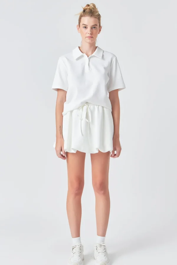 GREY LAB Shirts & Blouses | Tops*- Pique Polo Shirt