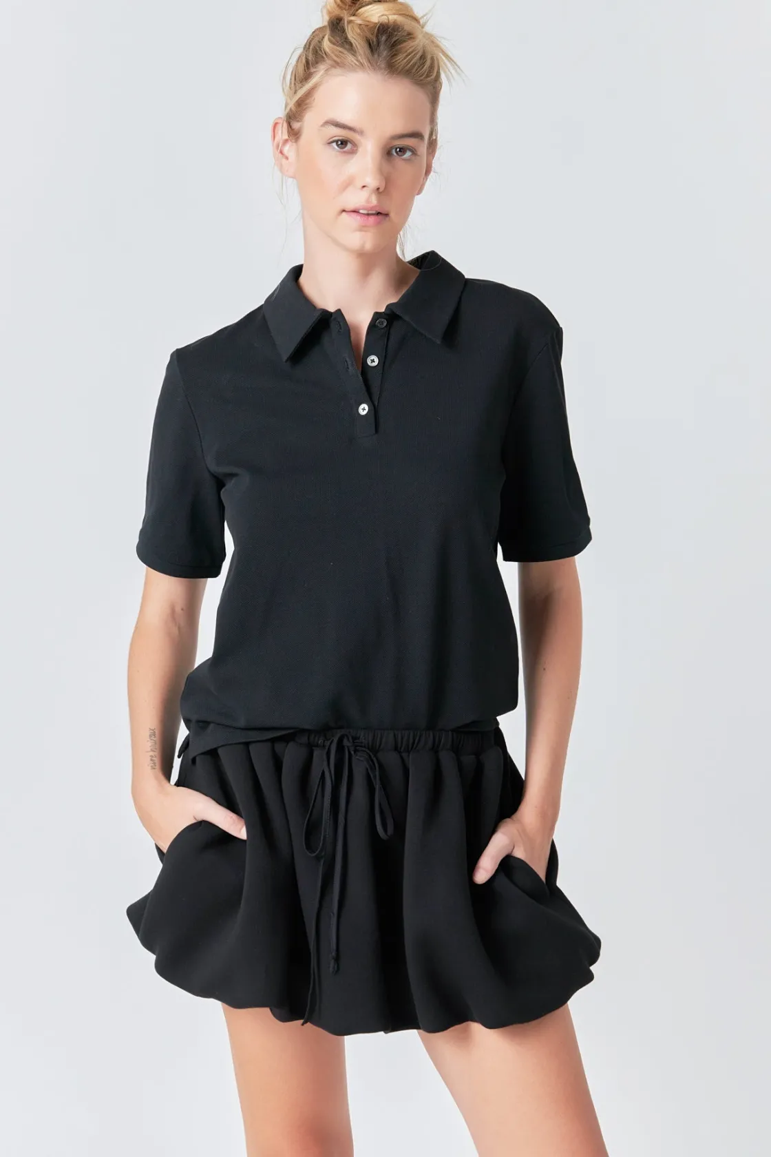 grey_lab__pique_polo_shir_6.webp GREY LAB Shirts & Blouses | Tops*- Pique Polo Shirt