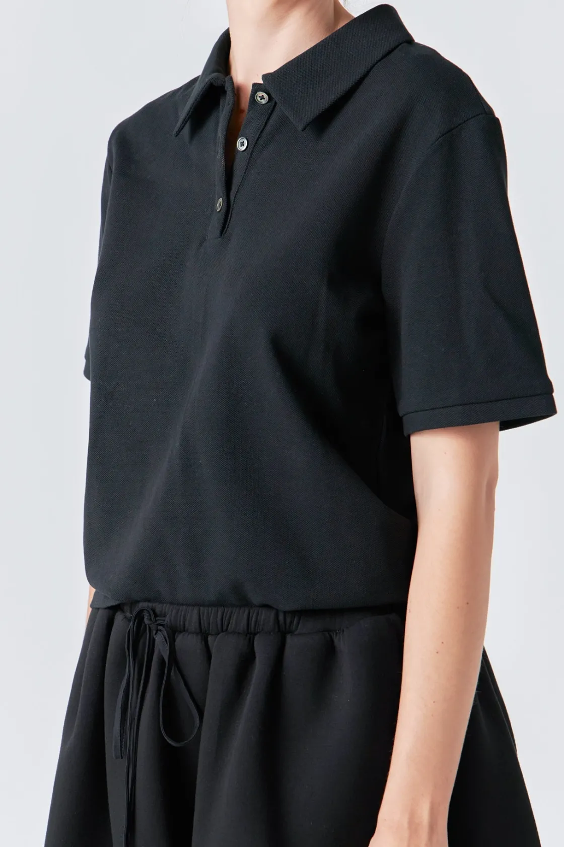grey_lab__pique_polo_shir_8.webp GREY LAB Shirts & Blouses | Tops*- Pique Polo Shirt