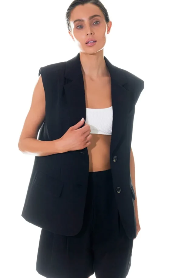 GREY LAB Matching Sets | Shorts & Skorts*- Pleated Shorts BLACK
