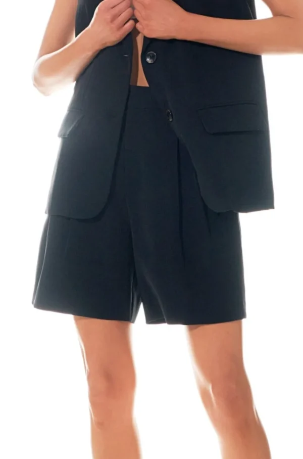 GREY LAB Matching Sets | Shorts & Skorts*- Pleated Shorts BLACK