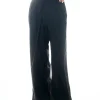 GREY LAB Pants | Tops*- Pleated Wide Pants with Belt BLACK