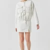 GREY LAB Jackets & Coats | Tops*- Pocket Linen Jacket IVORY