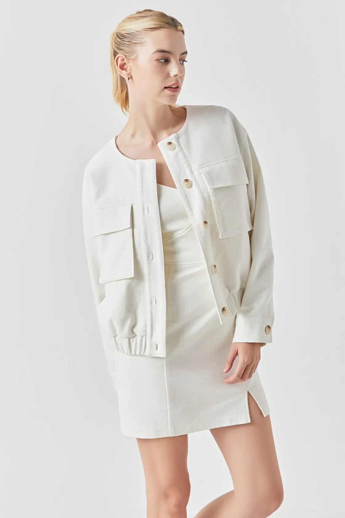 grey_lab__pocket_linen_ja_3.webp GREY LAB Jackets & Coats | Tops*- Pocket Linen Jacket IVORY