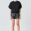 GREY LAB Tops*- Puff Sleeve Sweatshirt BLACK