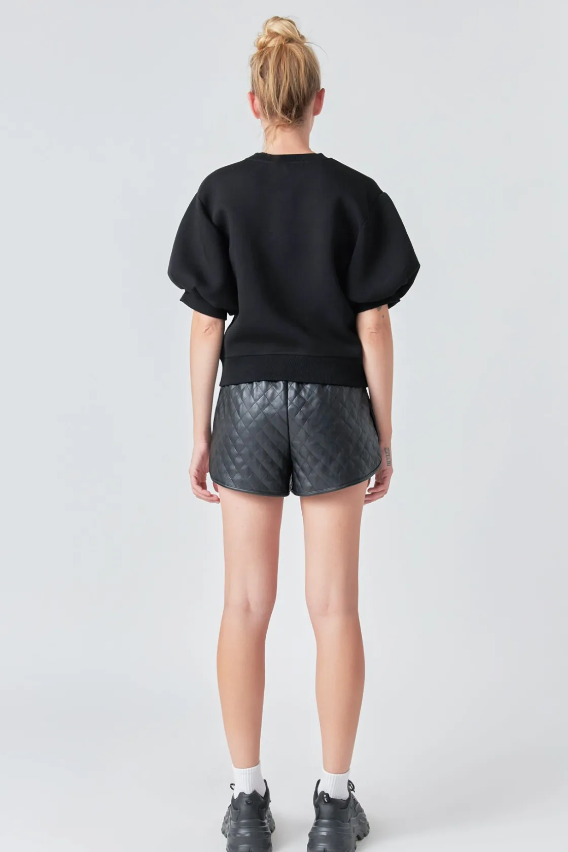grey_lab__puff_sleeve_swe_4.webp GREY LAB Tops*- Puff Sleeve Sweatshirt BLACK