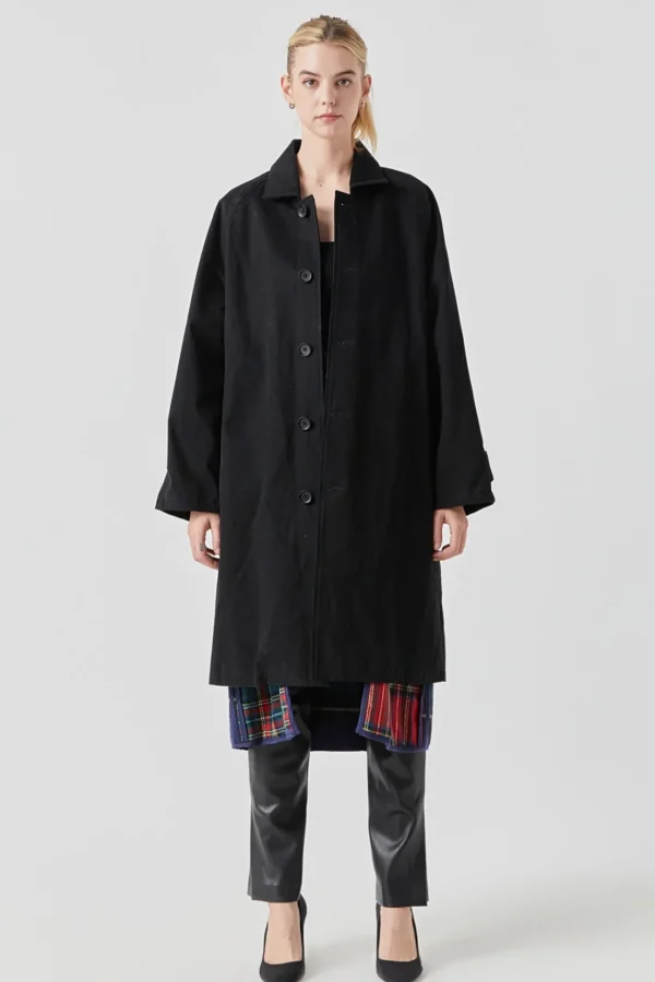 GREY LAB Jackets & Coats | Tops*- Reversible Check Long Coat MULTI
