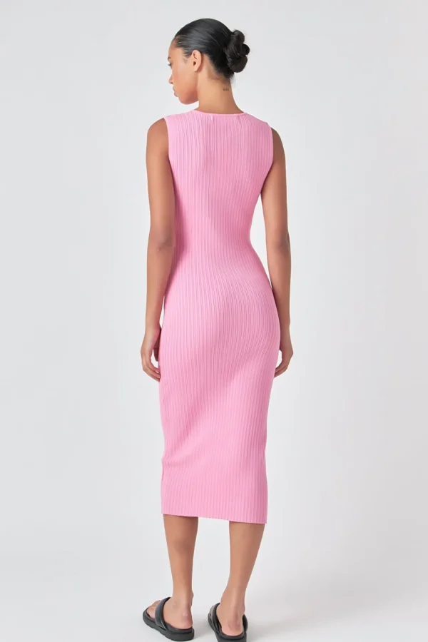 GREY LAB Knit Dresses | Sweaters & Knits*- Ribbed Sleeveless Maxi Dress PINK