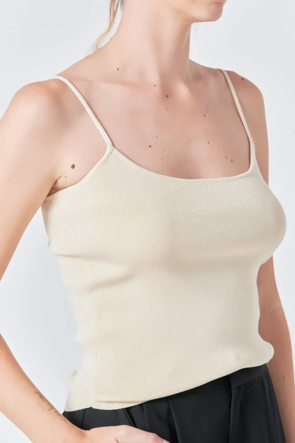 GREY LAB Sweaters & Knits | Tops*- Round Hem Knit Tank Top