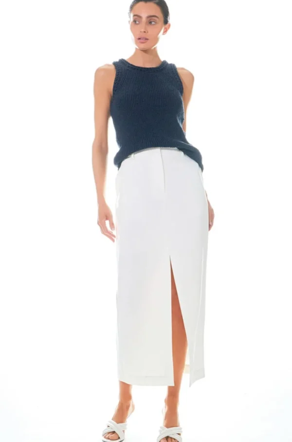 GREY LAB Sweaters & Knits | Tops*- Round Neck Sleeveless Knit Top