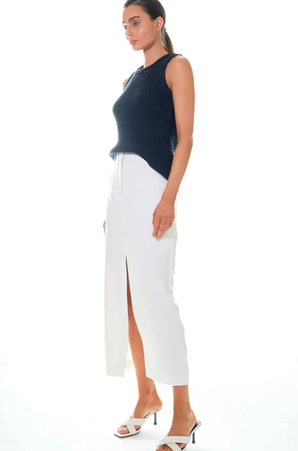 GREY LAB Sweaters & Knits | Tops*- Round Neck Sleeveless Knit Top