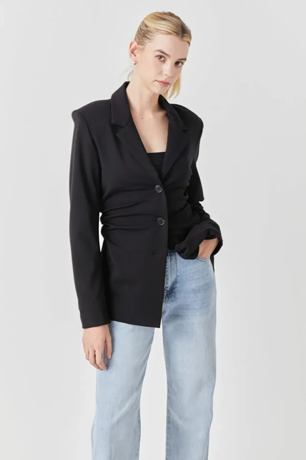 GREY LAB Blazers | Tops*- Ruched Blazer