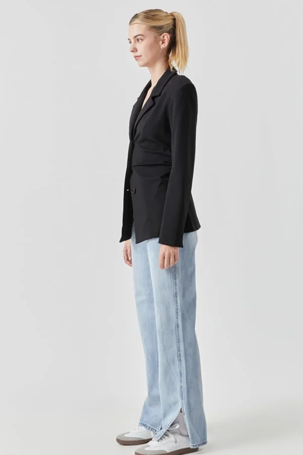 GREY LAB Blazers | Tops*- Ruched Blazer