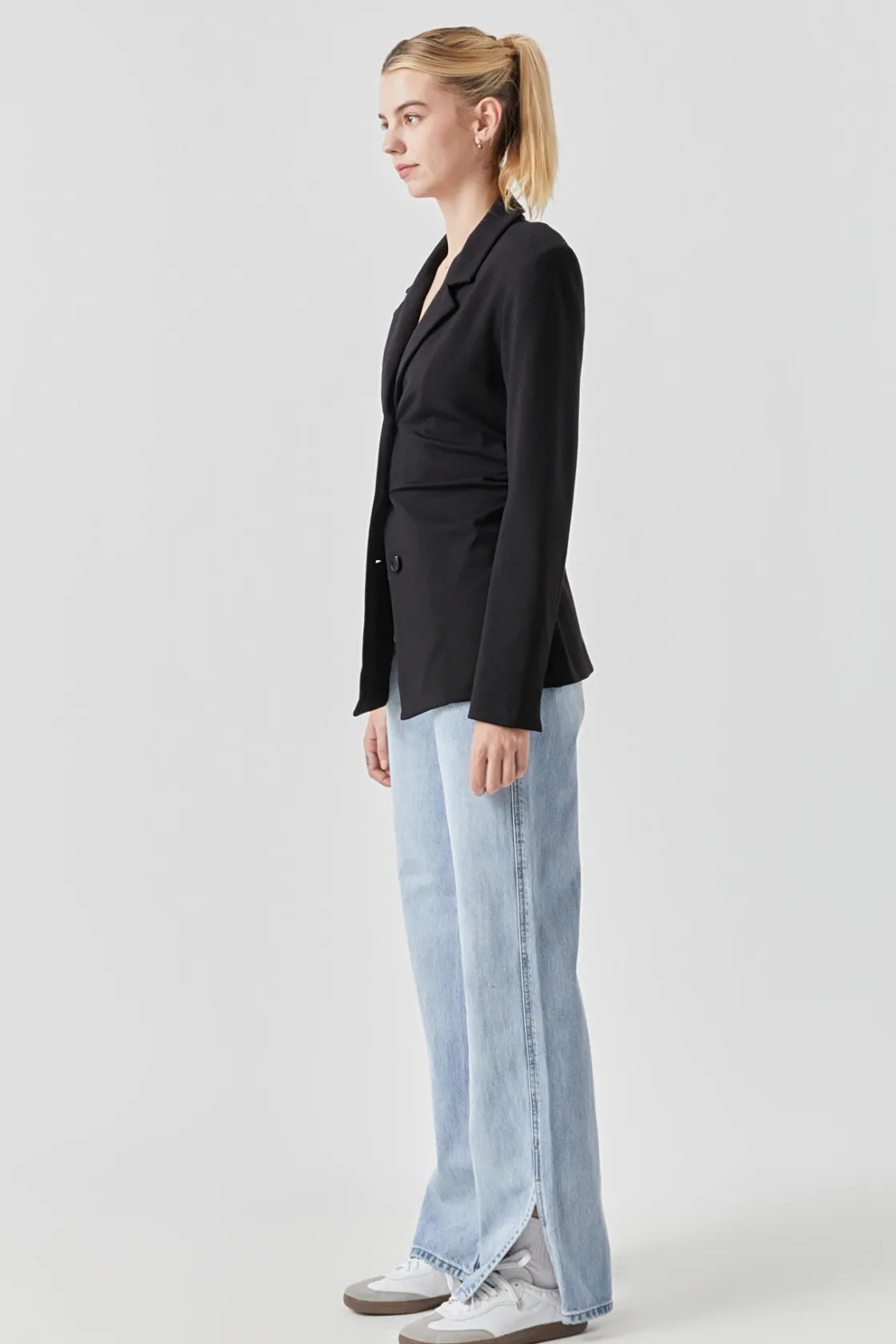 grey_lab__ruched_blazer_8.webp GREY LAB Blazers | Tops*- Ruched Blazer