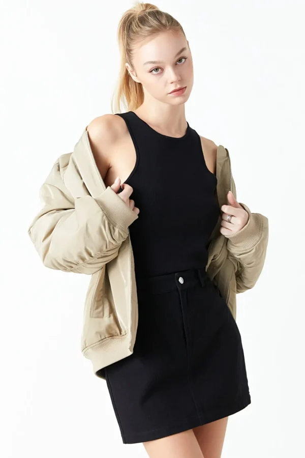 GREY LAB Jackets & Coats | Tops*- Ruched Bomber Jacket