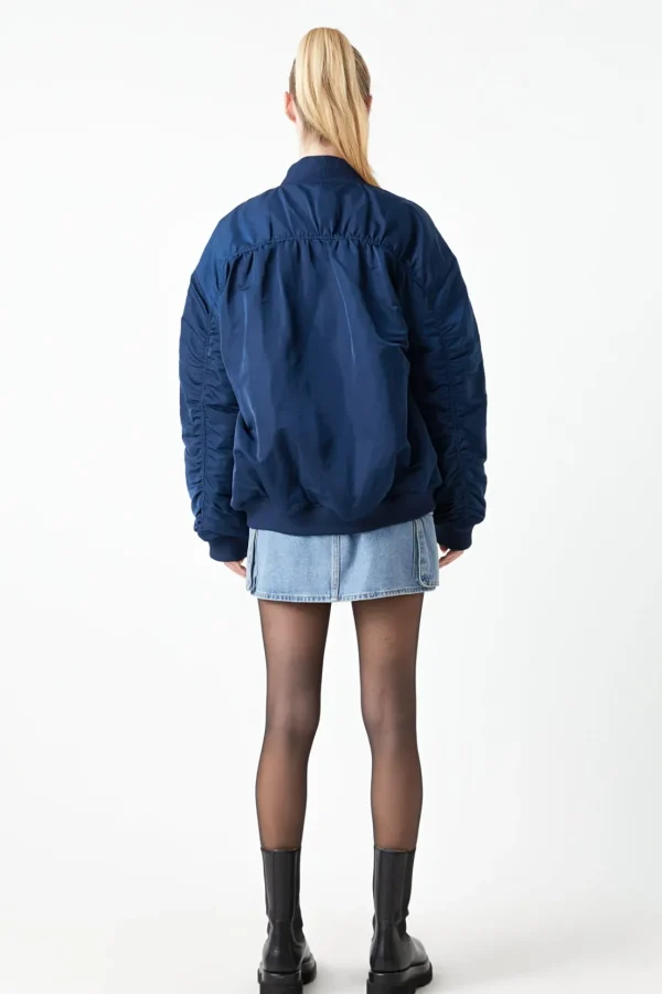 GREY LAB Jackets & Coats | Tops*- Ruched Bomber Jacket