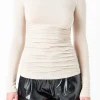 GREY LAB Tops*- Ruched Turtleneck Top